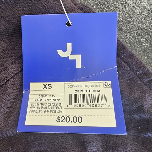 JoyLab Black Onyx Casual Lounge Shorts XS - Picture 5 of 6